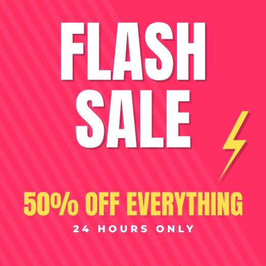 Flash Sale Bold Post — free sale design template