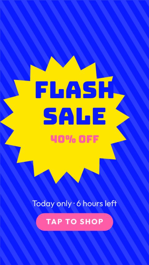Flash Sale Story template
