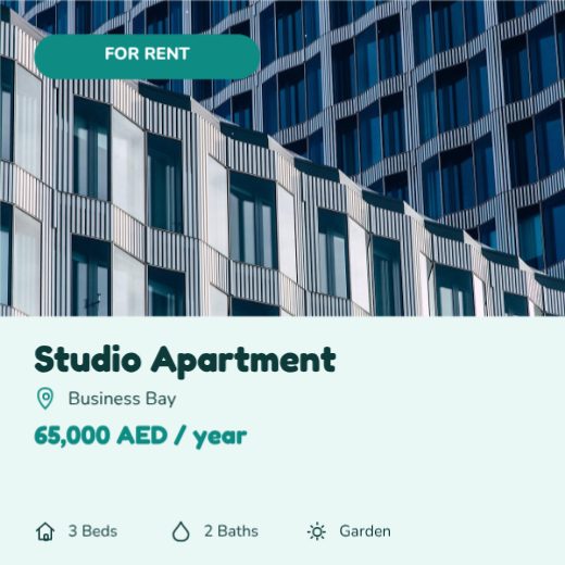 For Rent Studio Apartment Real Estate Post template