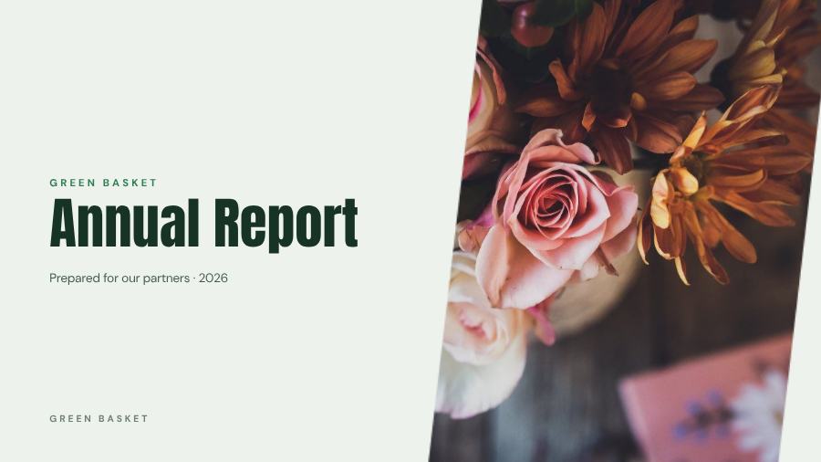 Forest Annual Report Presentation Corporate — editable business template