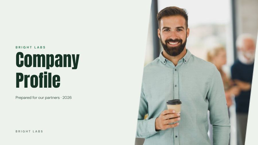 Forest Company Profile Presentation Corporate — editable business template