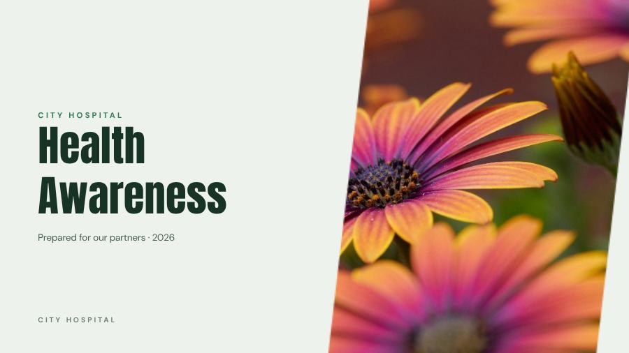 Forest Health Awareness Presentation Corporate — editable business template