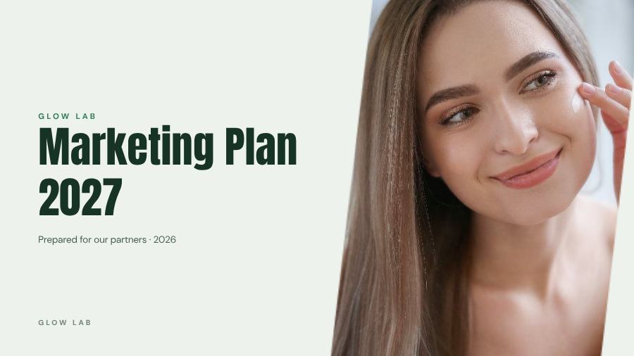Forest Marketing Plan 2027 Presentation Corporate — editable business template