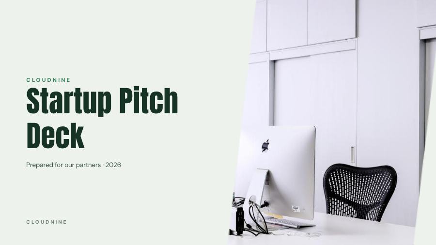 Forest Startup Pitch Deck Presentation Corporate — editable business template