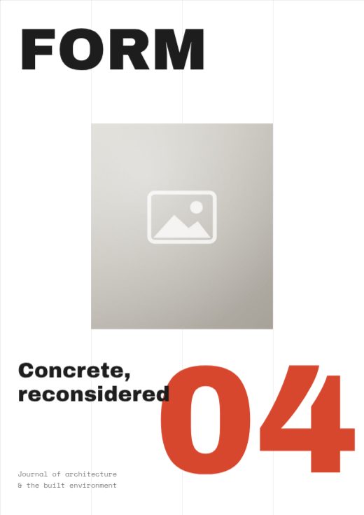Form Architecture Journal template