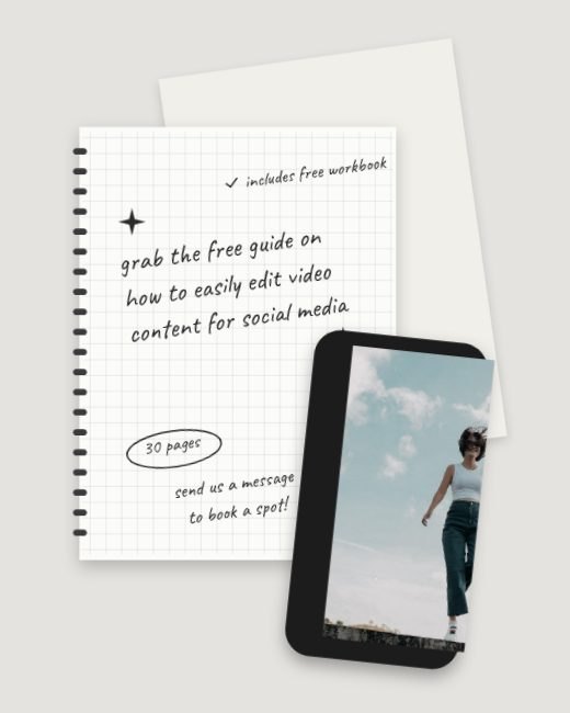 Free Guide Notebook Mockup Post template
