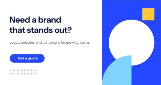 Geometric Blue Agency Facebook Post template