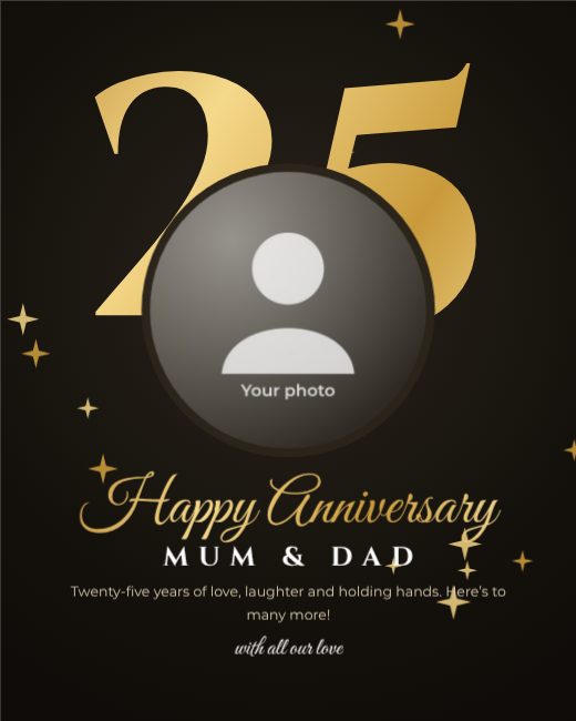Golden Anniversary Big Number Post template