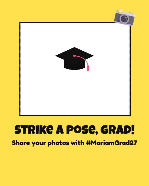 Grad Photo Booth Sign — free graduation design template