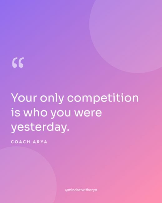 Gradient Mindset Quote Post template