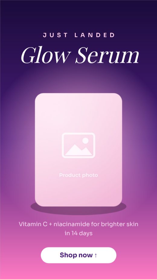 Gradient Product Launch Story template
