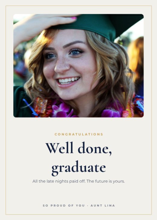 Graduate Congratulations Card
