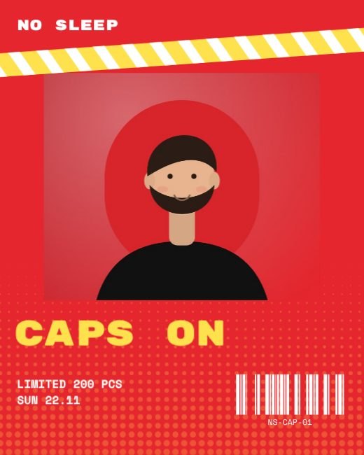 Graffiti Cap Drop Post template
