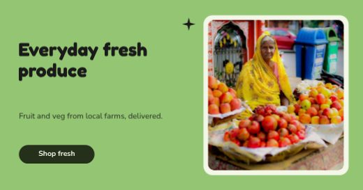 Grocery Facebook Banner template