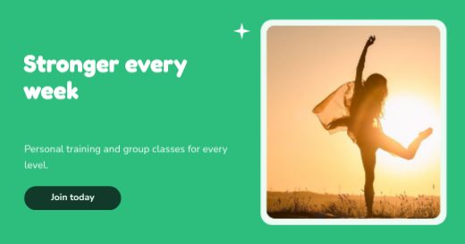 Gym Facebook Banner template