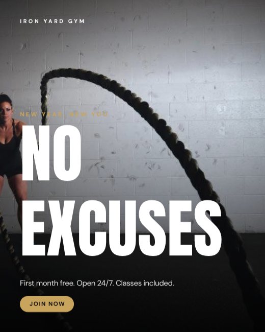Gym Membership Offer — free gym poster template