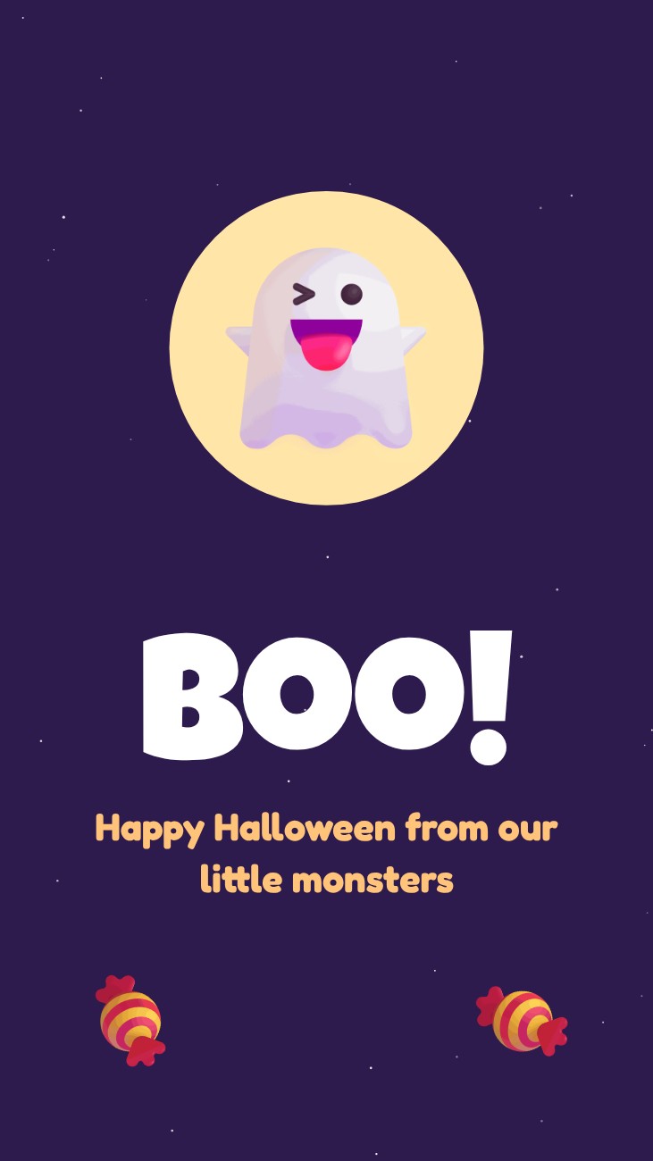Halloween Kids Story — editable festivals template