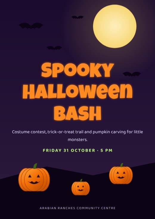 Halloween Party Poster template