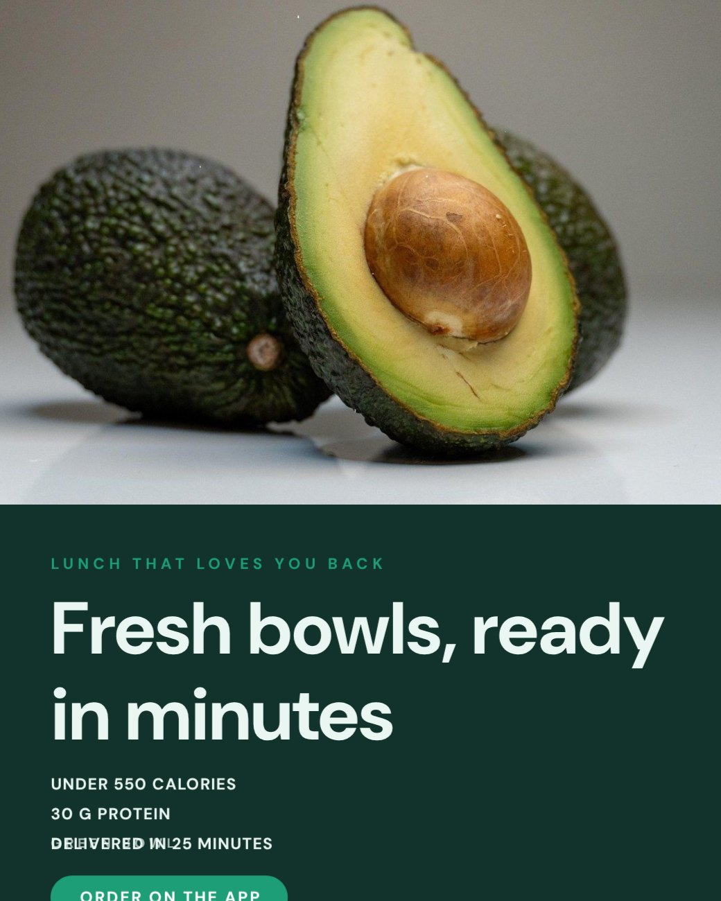 Healthy Bowl Menu Post — editable marketing template