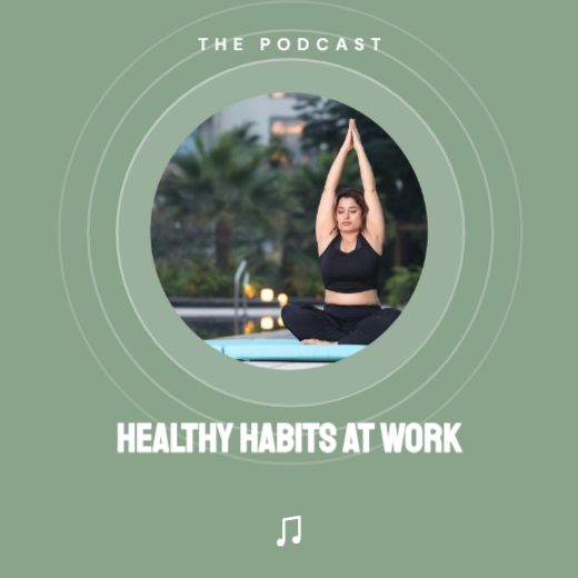 Healthy Habits at Work Podcast Cover template