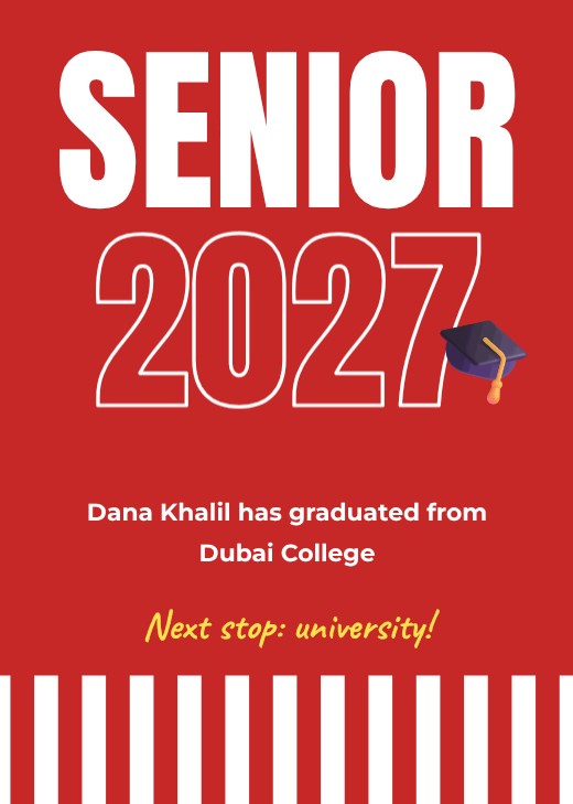 High School Graduation Announcement
