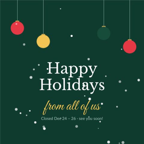 Holiday Greetings Post template