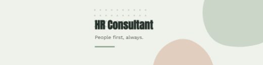 HR Consultant LinkedIn Banner
