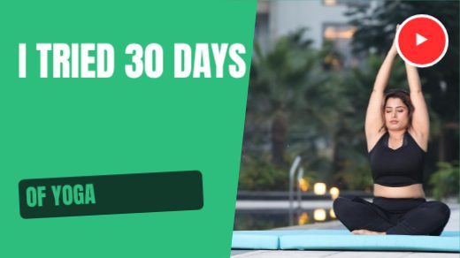 I Tried 30 Days YouTube Thumbnail template