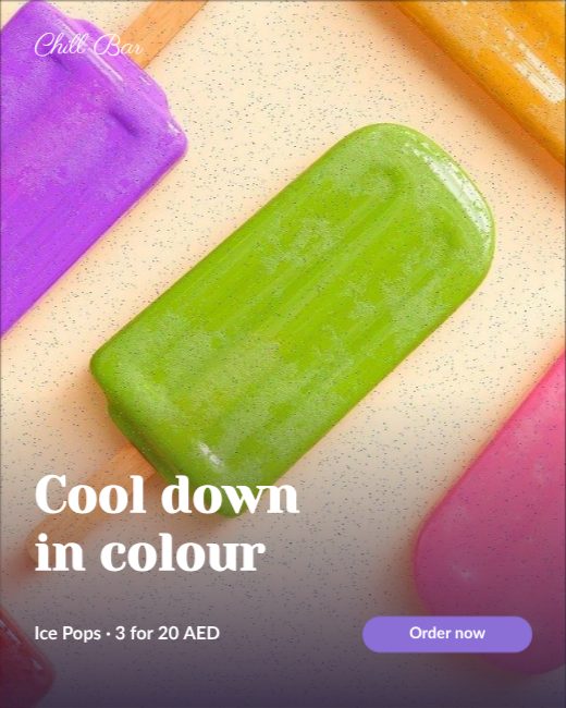 Ice Pops Product Ad template