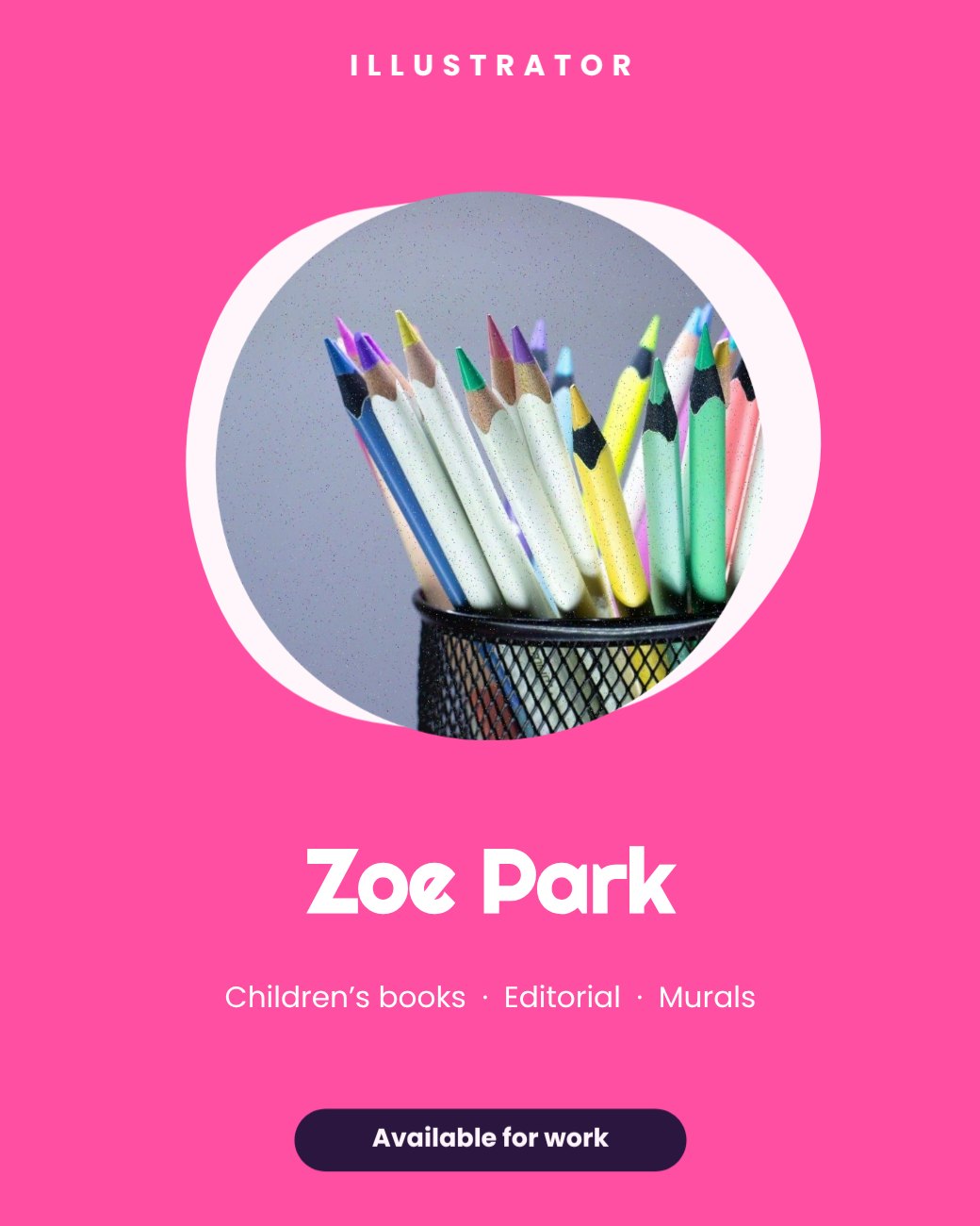 Illustrator Personal Brand Post — editable social media template