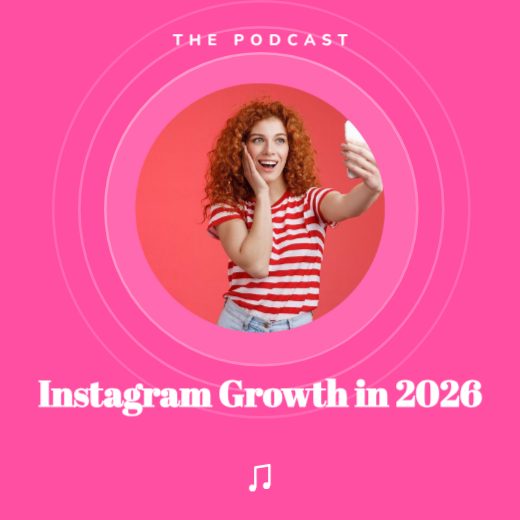 Instagram Growth in 2026 Podcast Cover template
