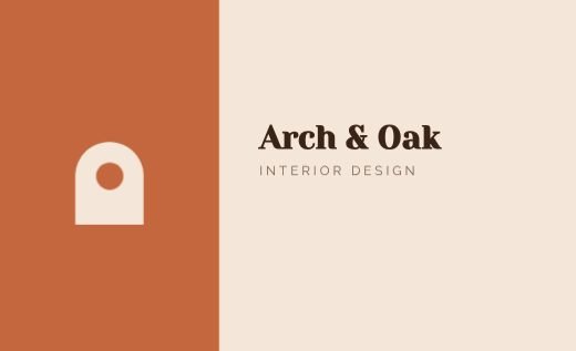 Interior Studio Split Card template