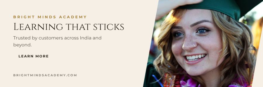 Ivory Bright Minds Academy Website Banner — editable marketing template