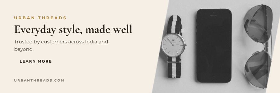 Ivory Urban Threads Billboard — editable marketing template