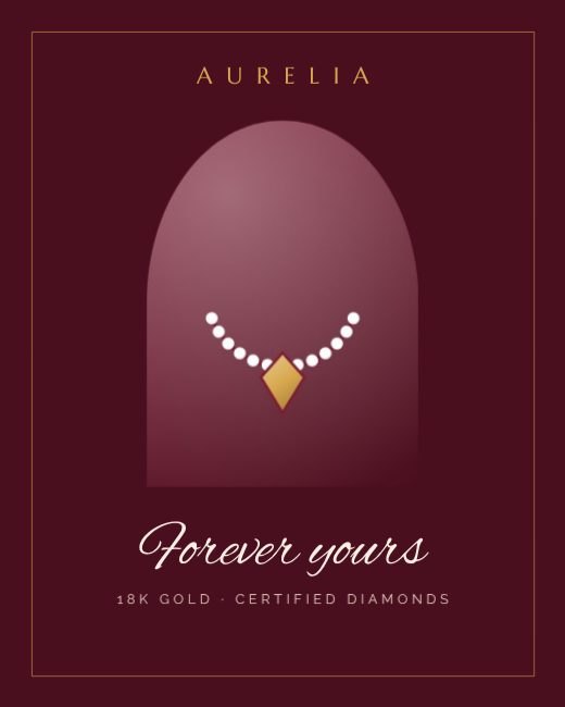 Jewellery Minimal Luxury Ad template