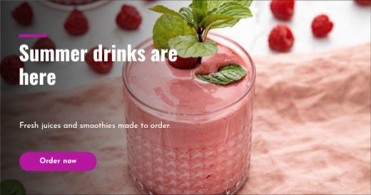 Juice bar Facebook Banner template