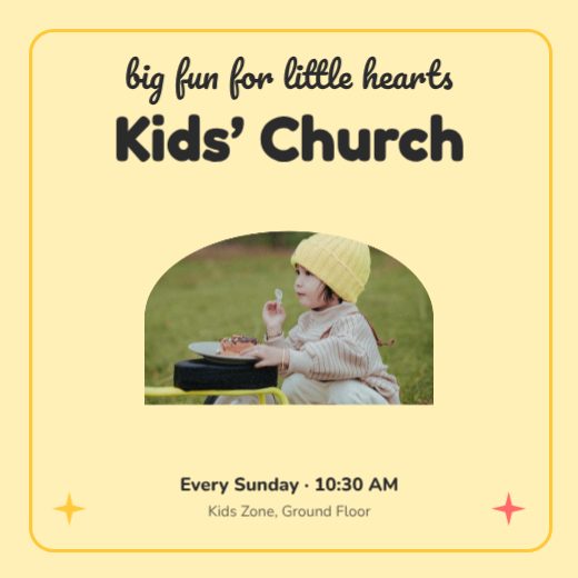 Kids’ Church Church Post template