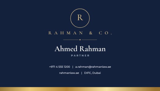 Law Firm Classic Business Card