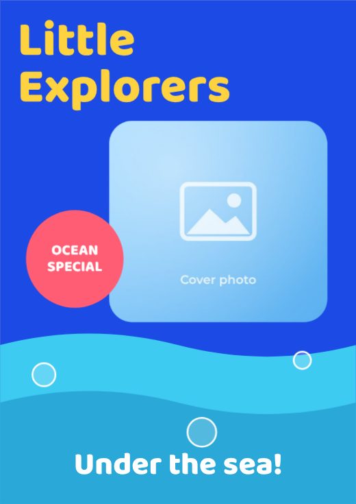 Little Explorers Kids Magazine template