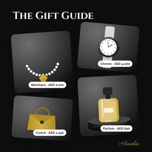 Luxury Accessories Flat Lay template