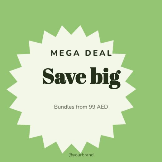 Mega deal Promo Post template