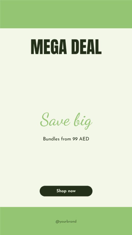 Mega deal Promo Story template