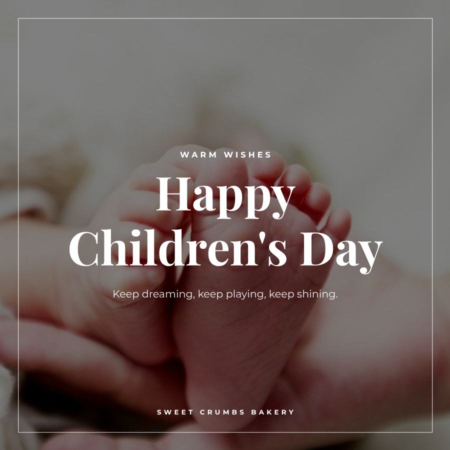 Midnight Children's Day Greeting Post — editable festivals template
