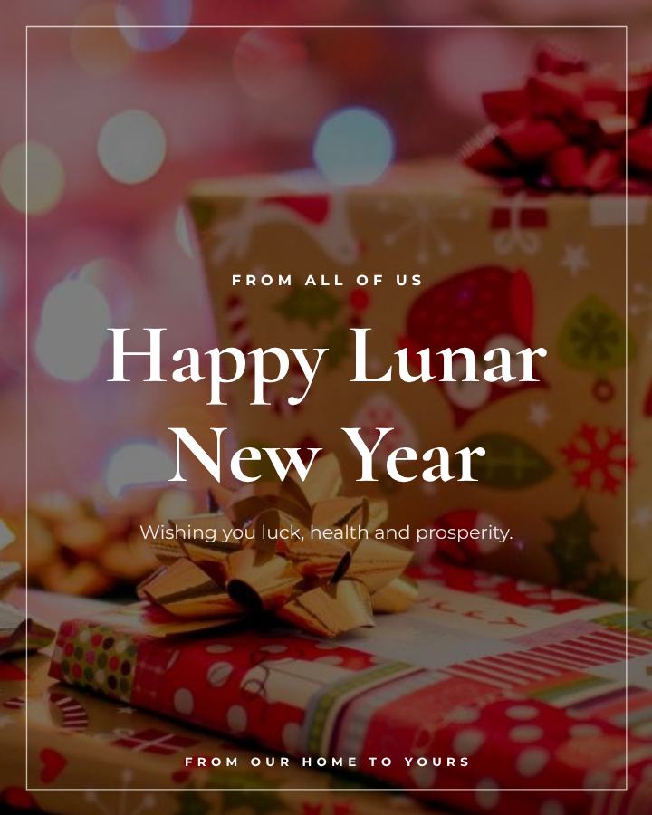 Midnight Lunar New Year Business Wishes Post — editable festivals template