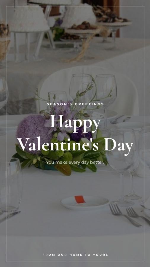 Midnight Valentine's Day Wishes Story — editable festivals template