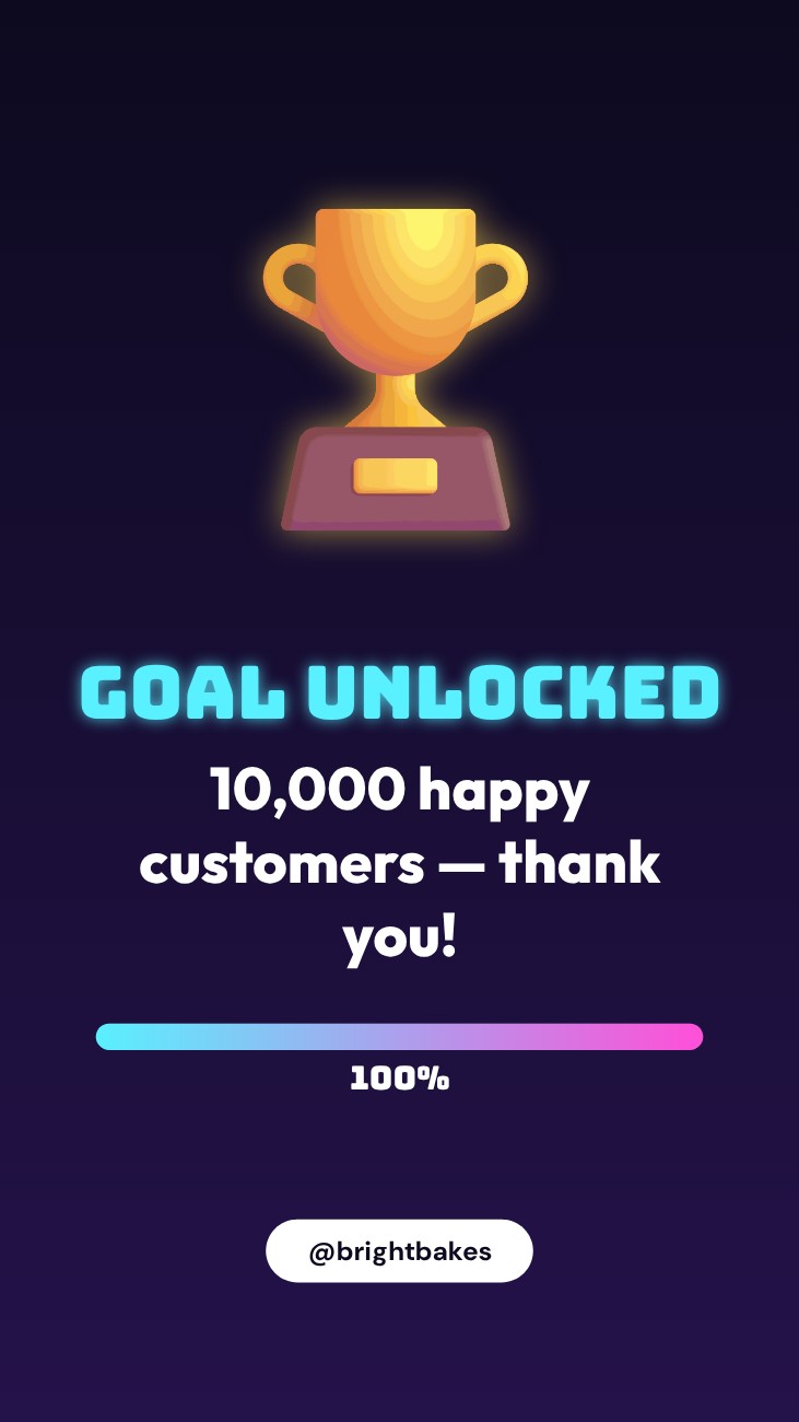 Milestone Achievement Story — editable certificates template