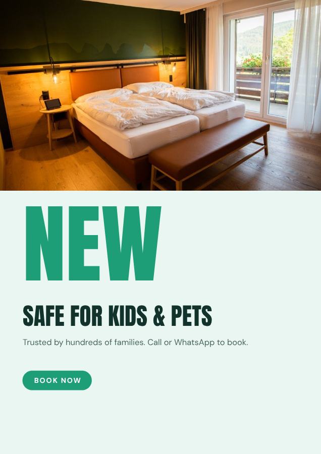 Mint Safe for kids & pets Pest control Flyer DL — editable business template