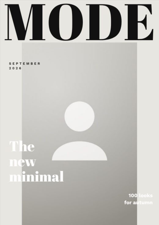 Mode Fashion Magazine template