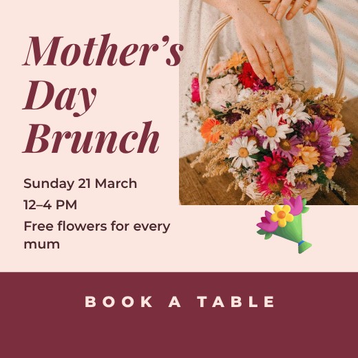 Mother’s Day Brunch Post — free Mother’s Day design template