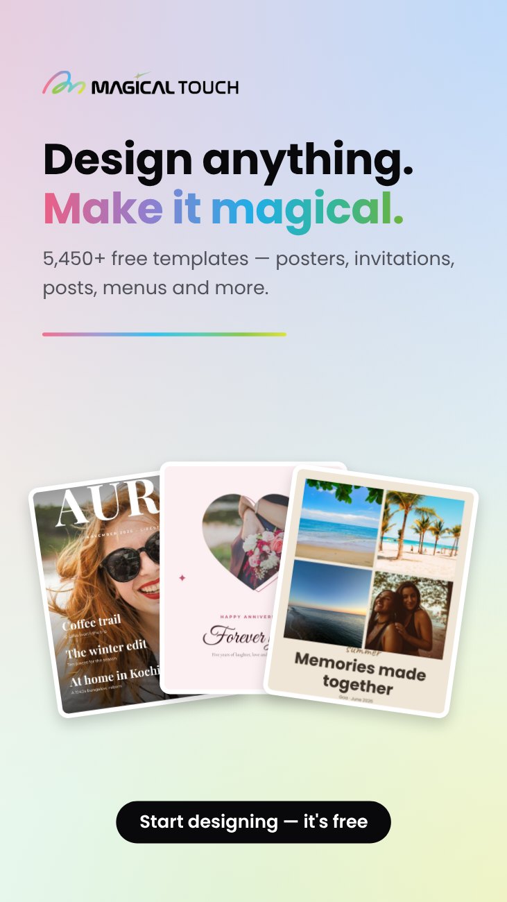 Design anything. Make it magical — free online design tool